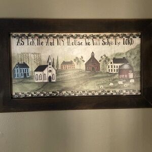 24x14 beautiful primitive picture perfect condition
